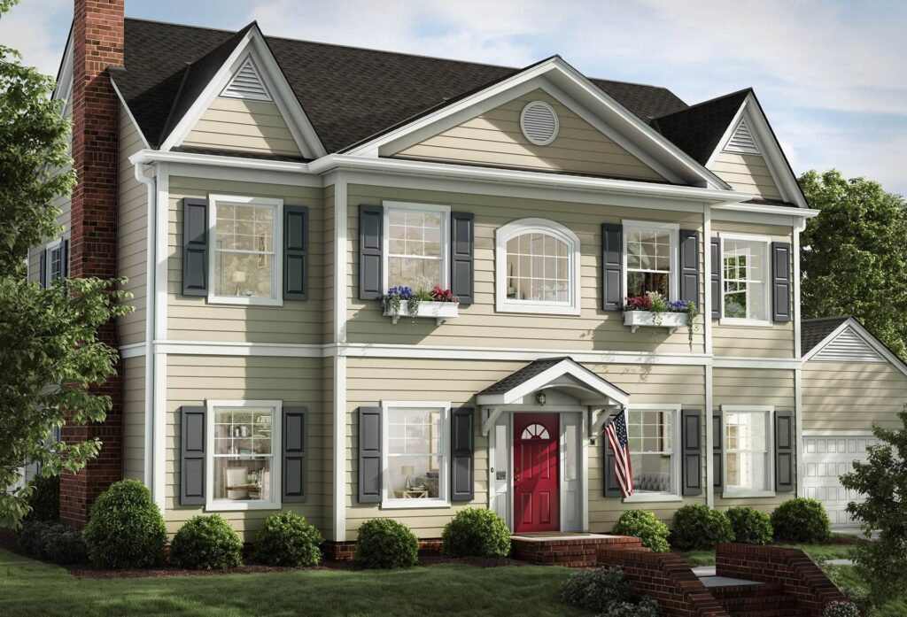 home with replacement windows