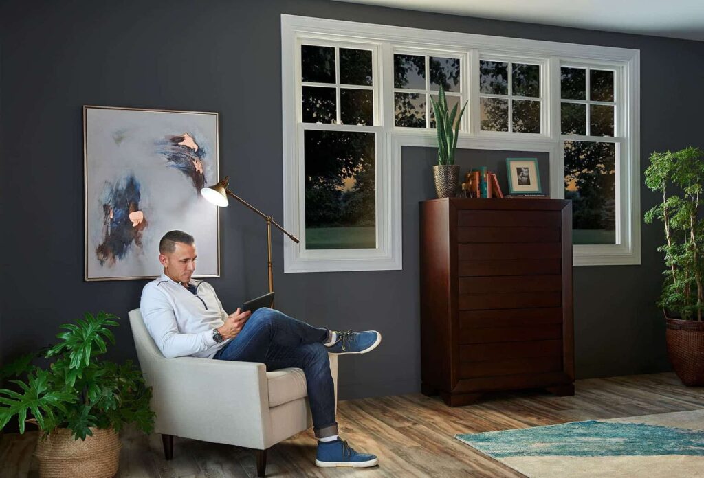 man using tablet
