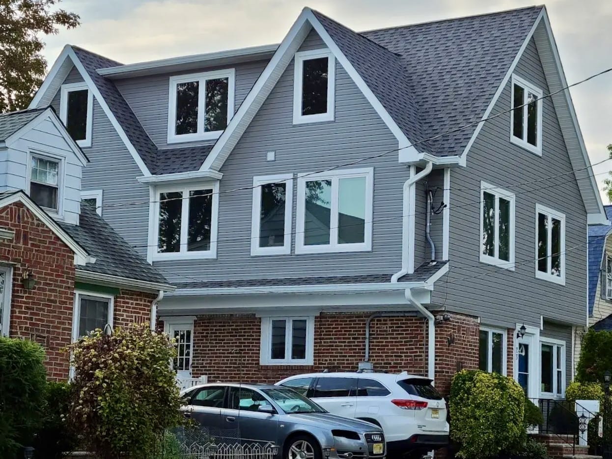 new siding on long island home